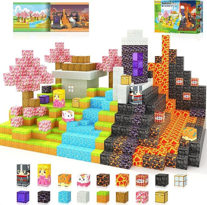 Minecraft Magnetic Blocks Set
