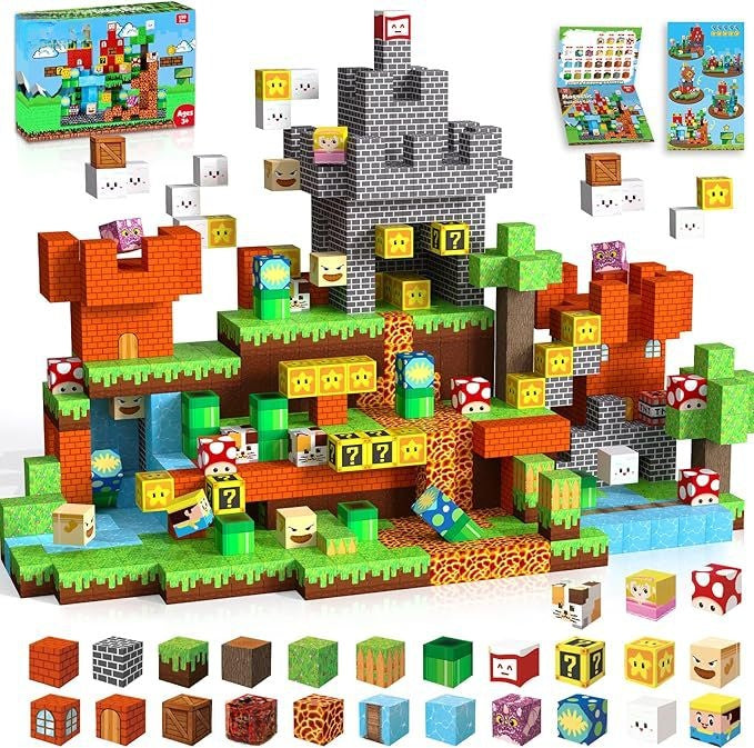 Super Mario Magnetic Blocks Set