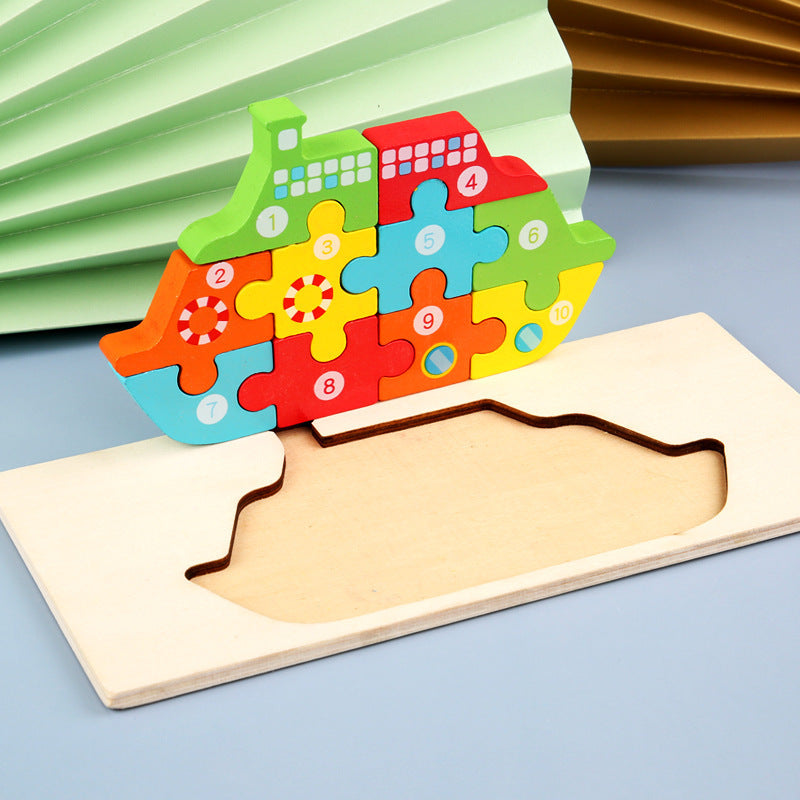 Vehicles Pegged Puzzle