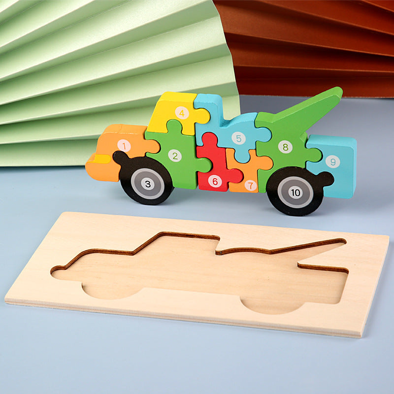 Vehicles Pegged Puzzle