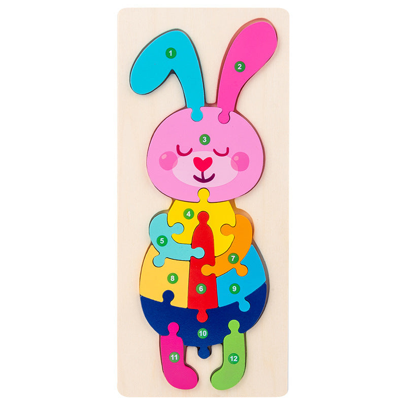 Animals Pegged Puzzles