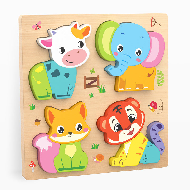 Animals & Vehicles Jumbo Puzzle