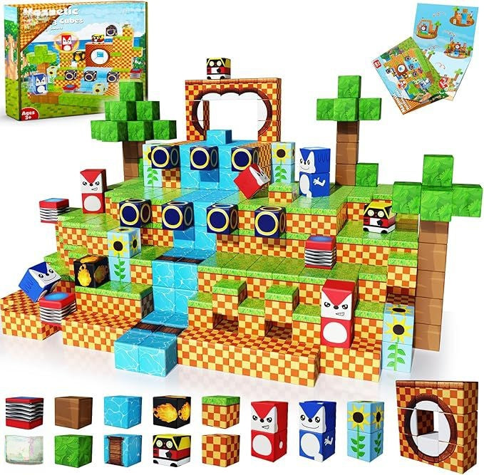 Sonic Magnetic Blocks Set