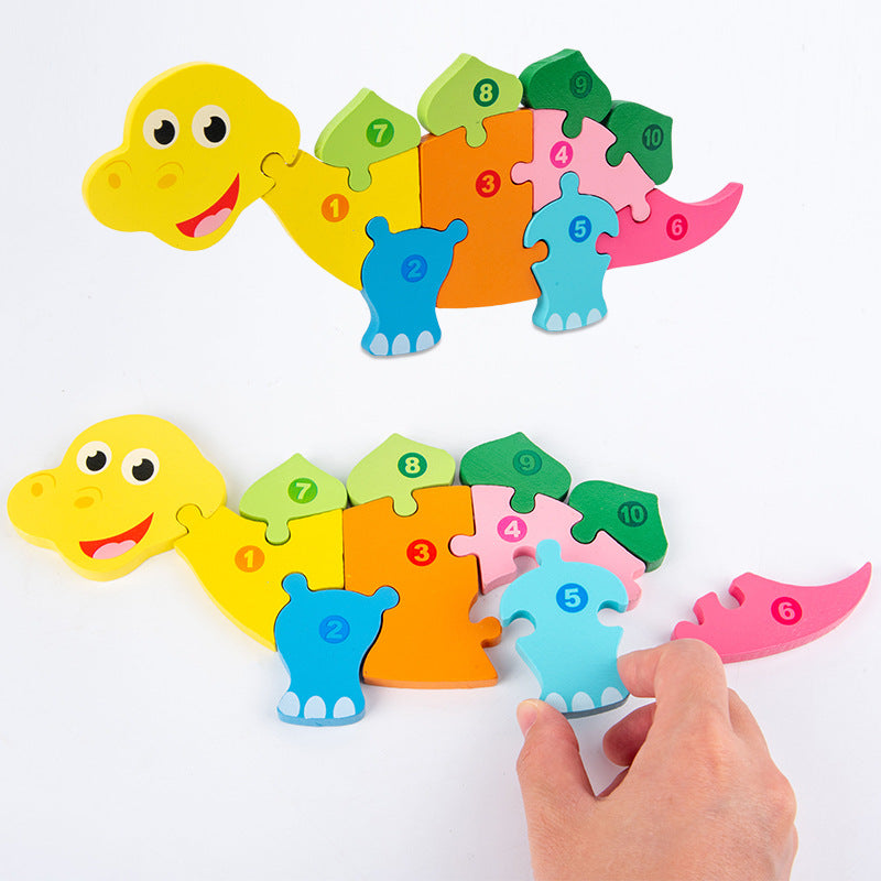 Animals Pegged Puzzles