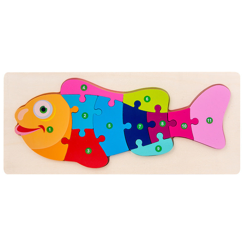 Animals Pegged Puzzles