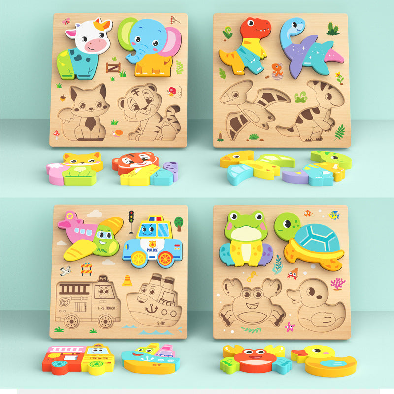 Animals & Vehicles Jumbo Puzzle
