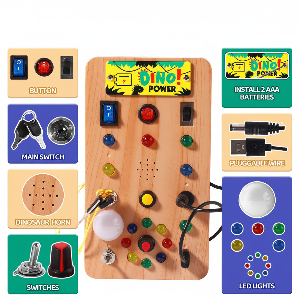 Dino Led Busy Board