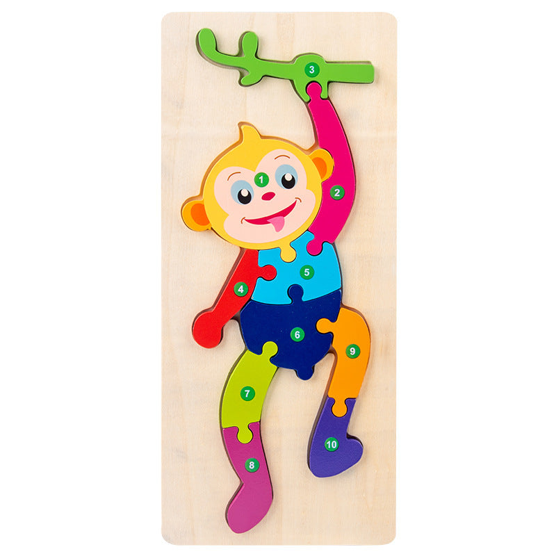 Animals Pegged Puzzles