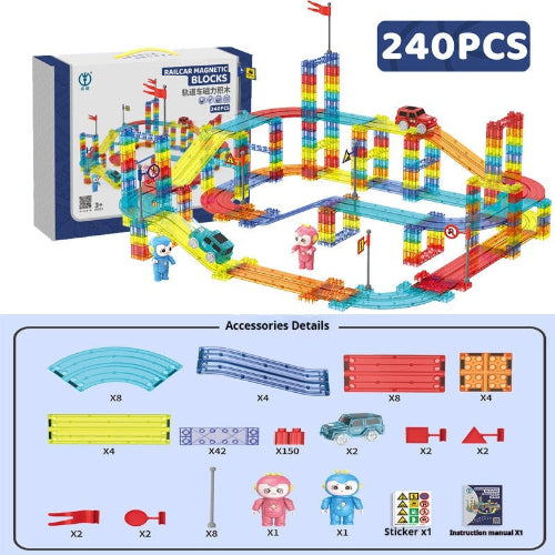 Magnetic Train Track & Building Blocks