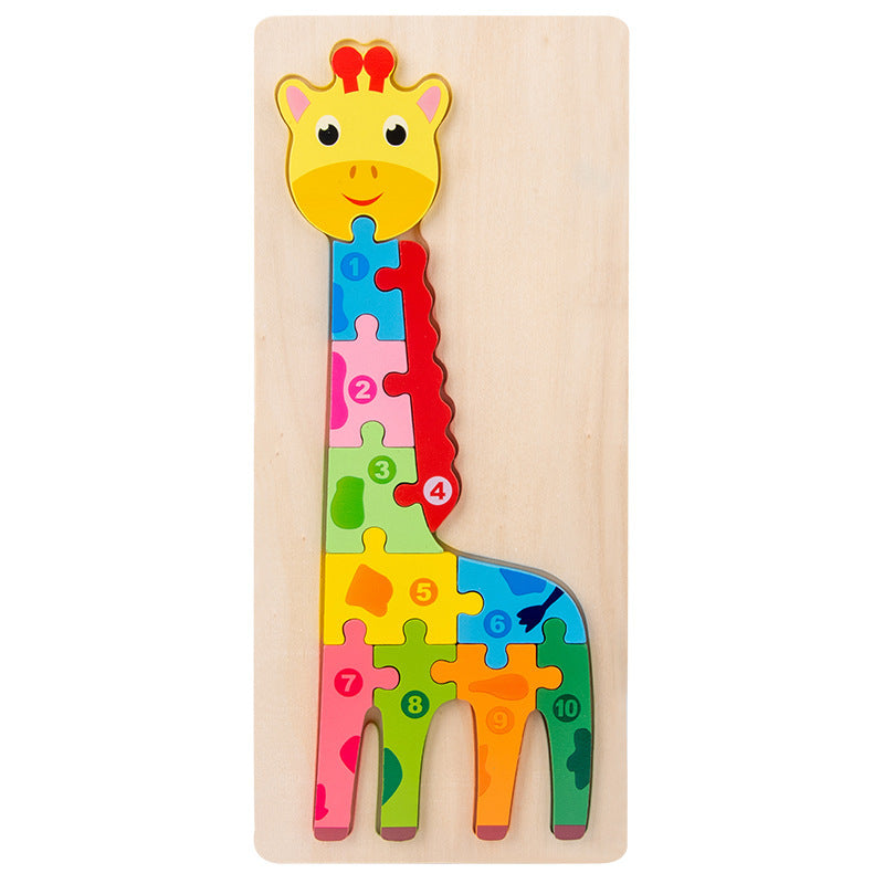 Animals Pegged Puzzles
